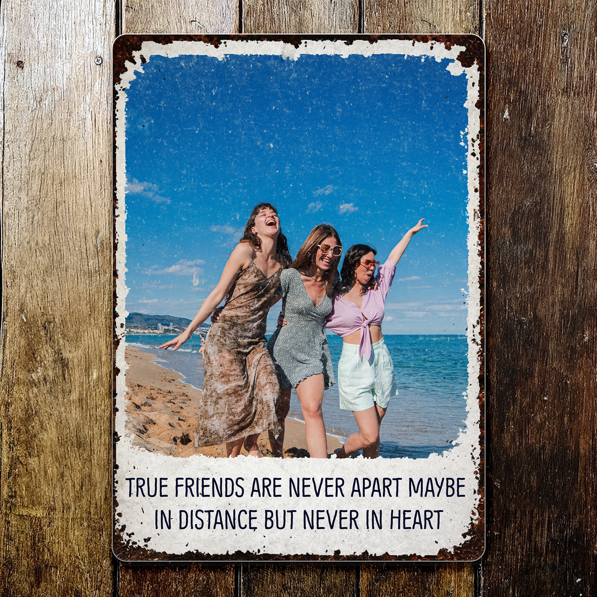 True Friends Never Apart Beach And Sea
