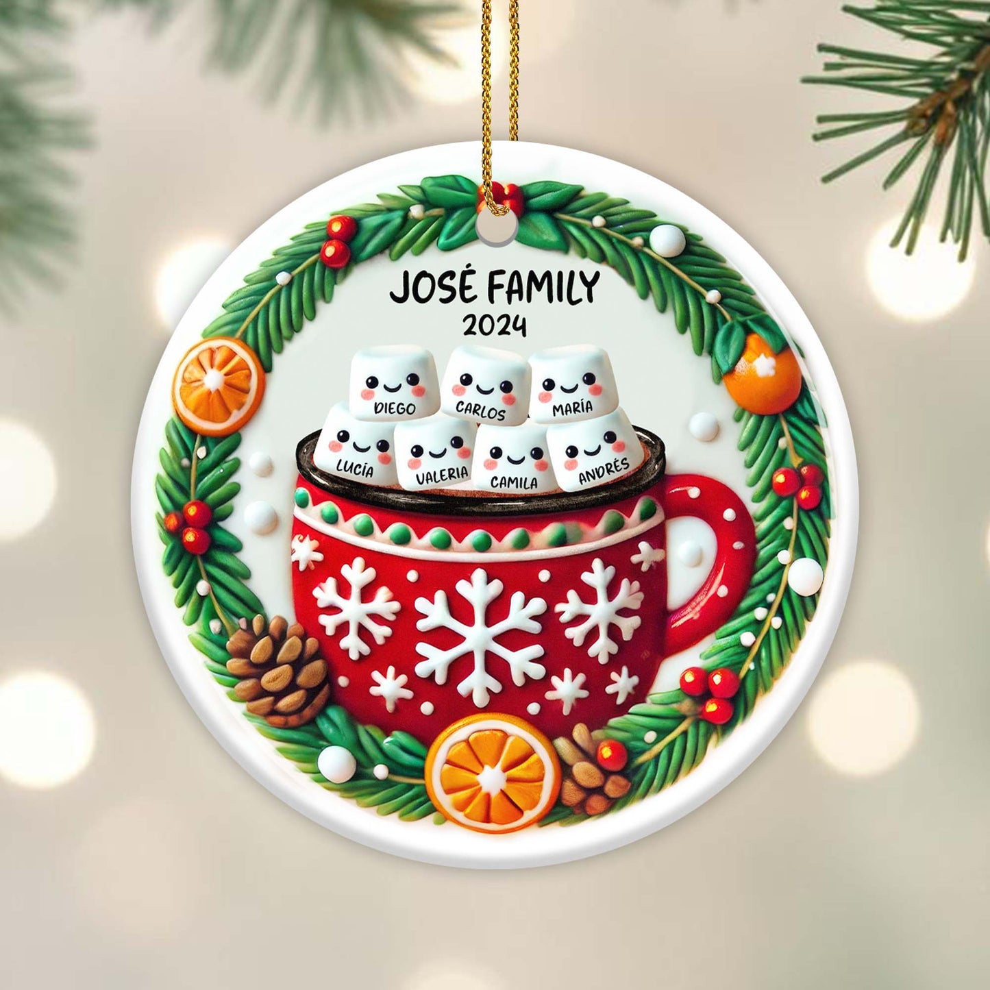 Enjoy A Cozy Winter Cup Holiday Ornament