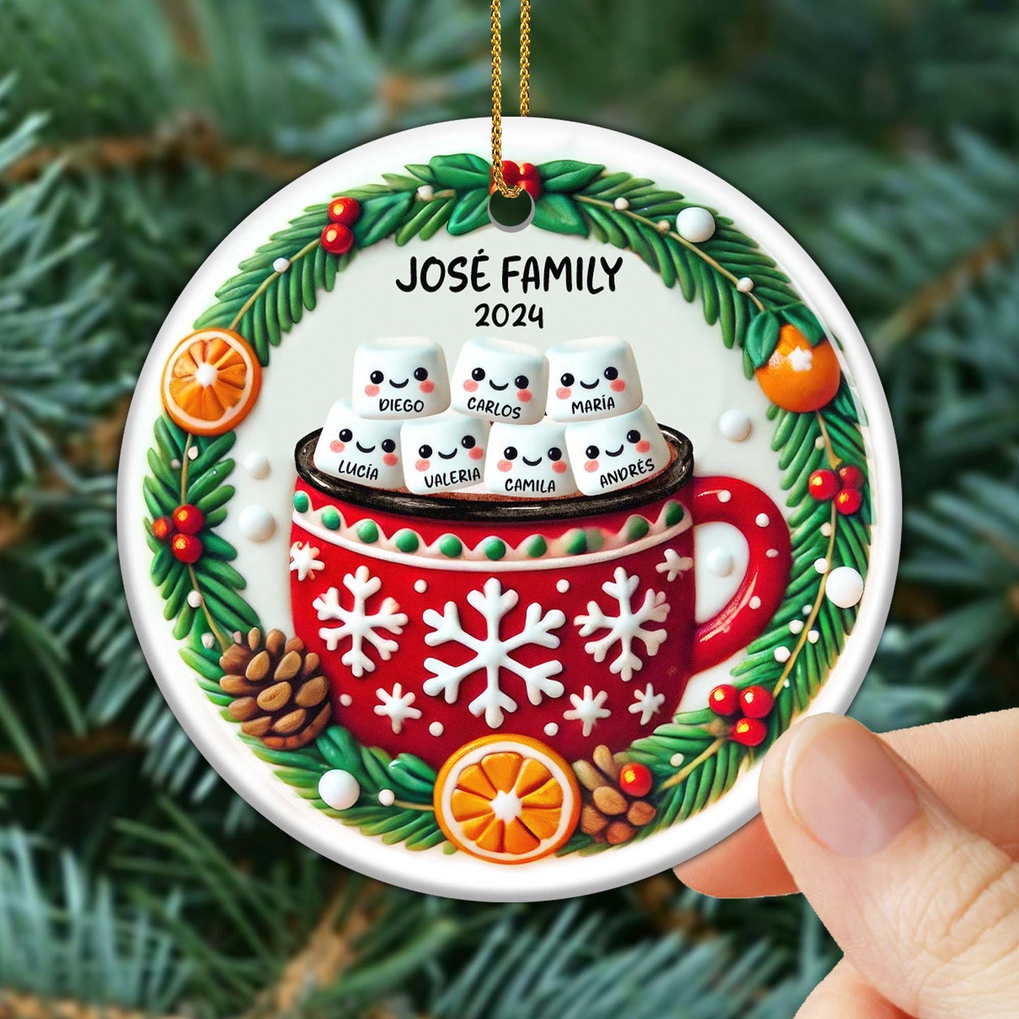 Enjoy A Cozy Winter Cup Holiday Ornament