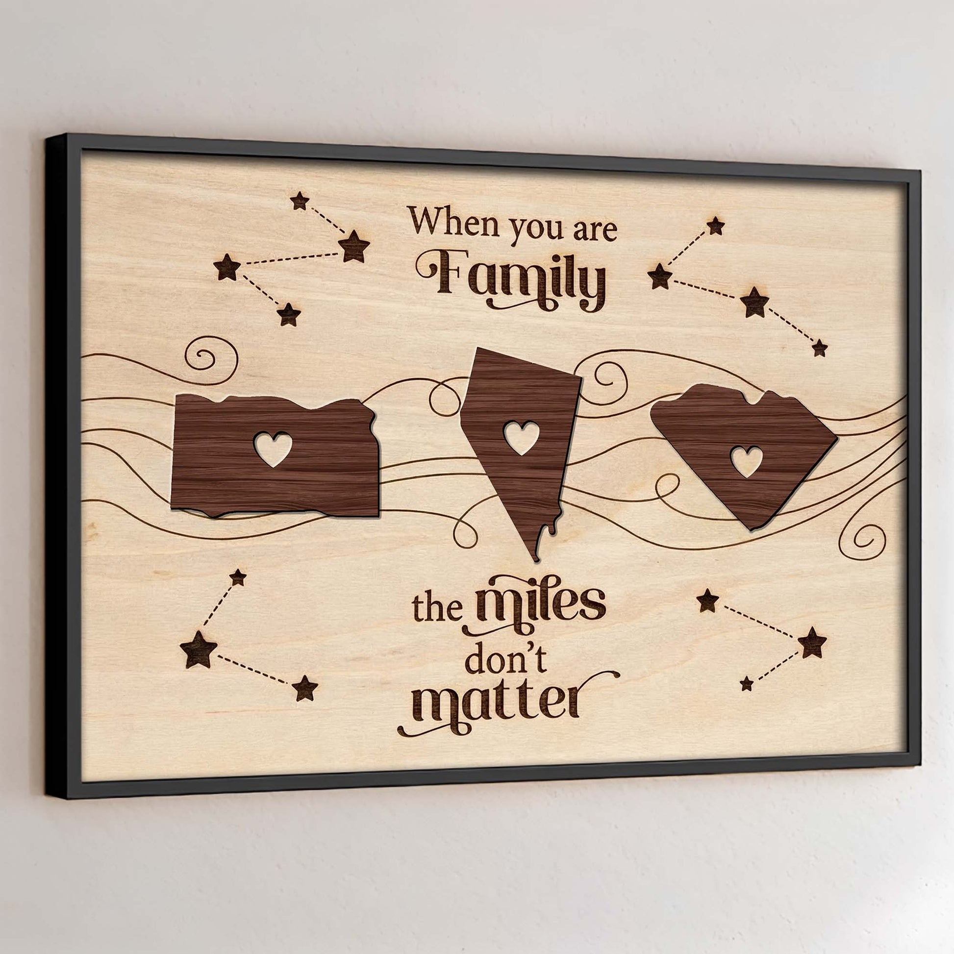 When You Are Family, The Miles Don't Matter, Hearts And Map Pieces