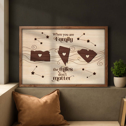 When You Are Family, The Miles Don't Matter, Hearts And Map Pieces