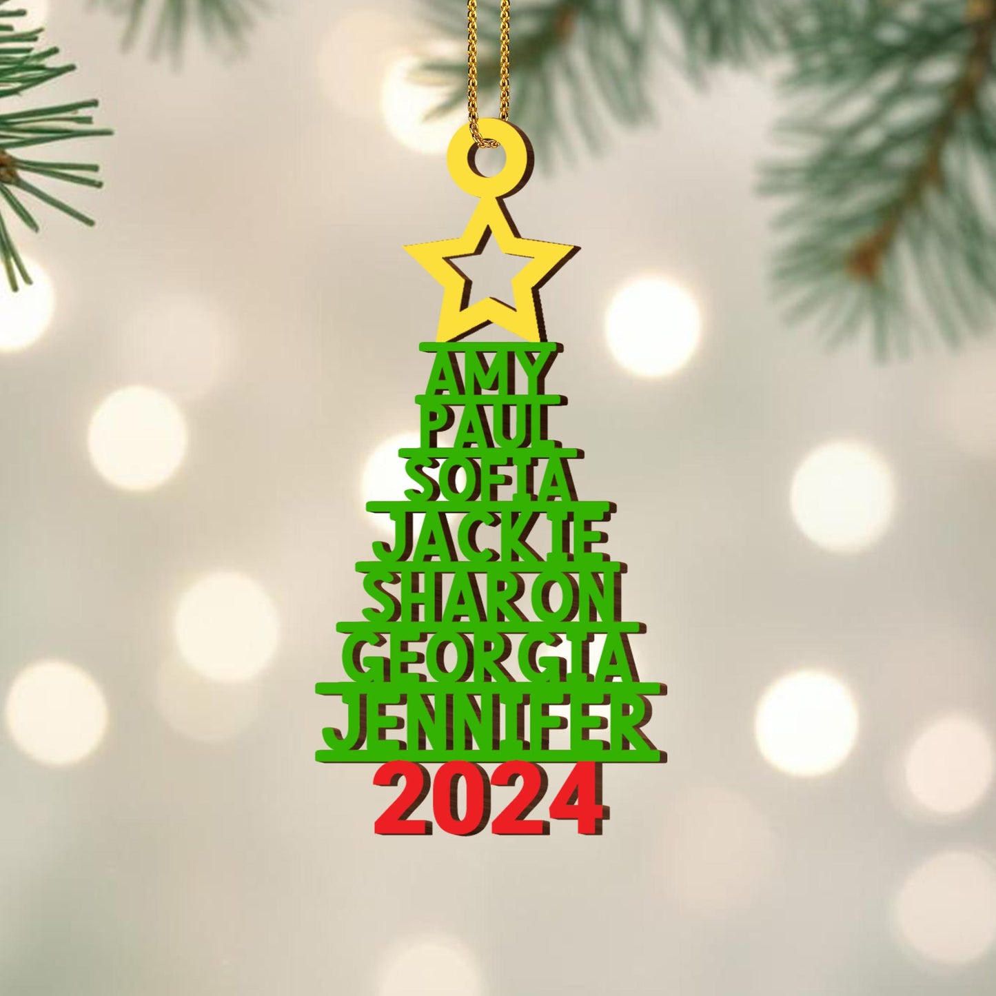 Celebrate Your Holidays With Custom Decor Christmas Tree Ornament