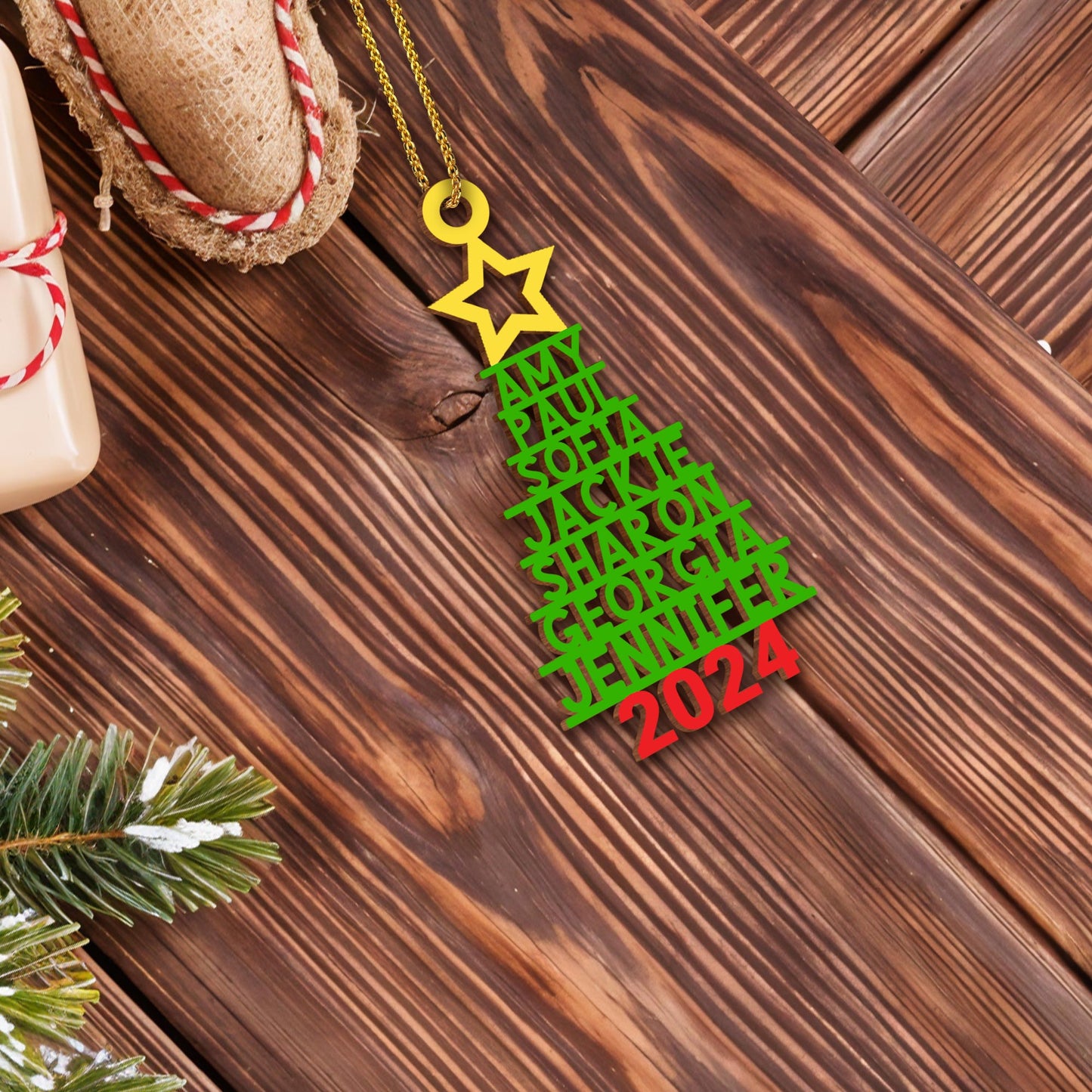 Celebrate Your Holidays With Custom Decor Christmas Tree Ornament