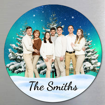 Celebrate Your Family Holiday Moments - Personalized Custom Fridge Magnet - FAM100_MAGN