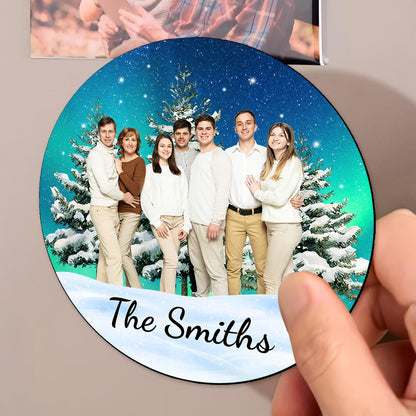 Celebrate Your Family Holiday Moments - Personalized Custom Fridge Magnet - FAM100_MAGN