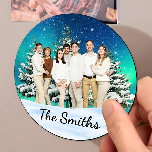 Celebrate Your Family Holiday Moments - Personalized Custom Fridge Magnet - FAM100_MAGN