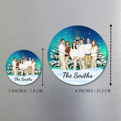 Celebrate Your Family Holiday Moments - Personalized Custom Fridge Magnet - FAM100_MAGN