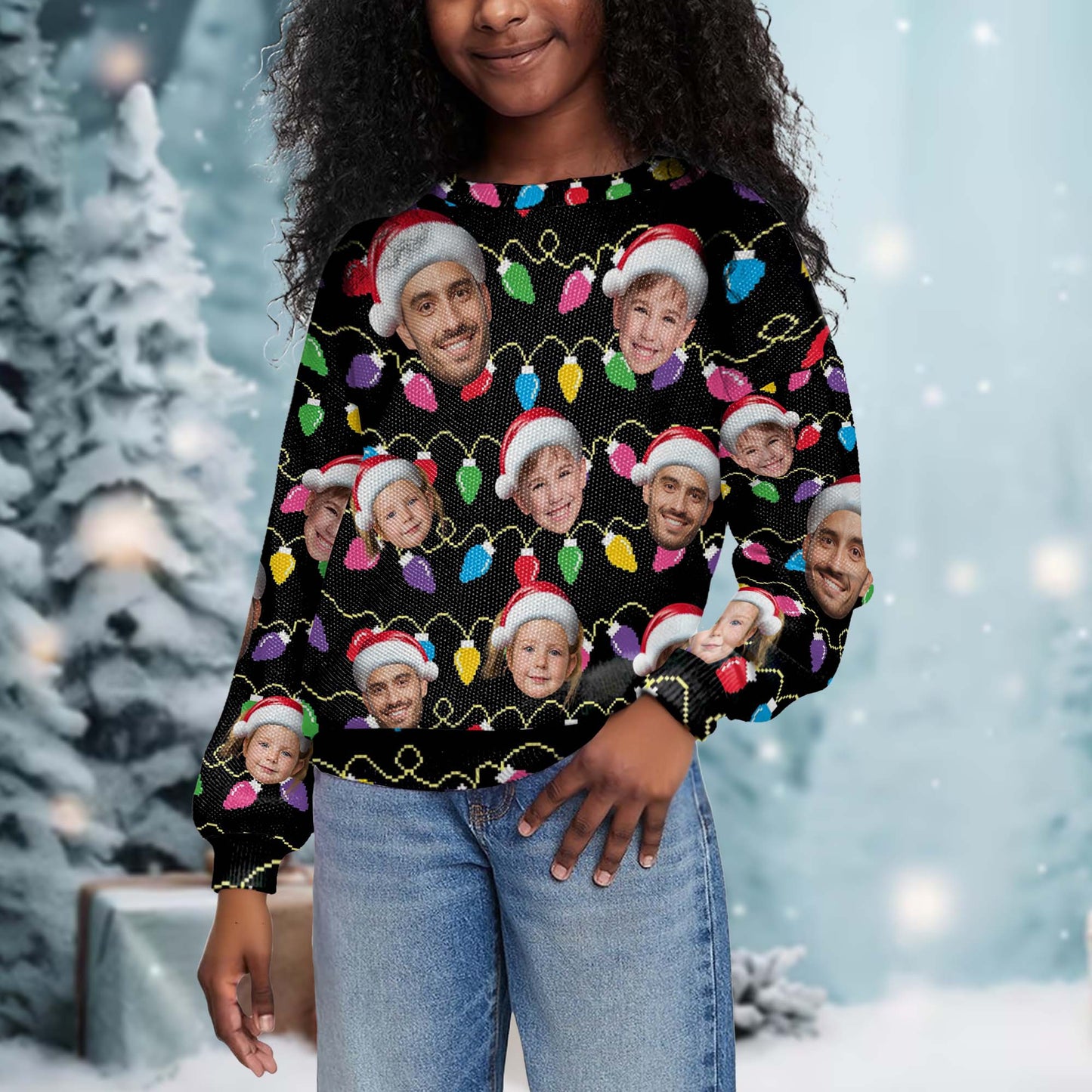 Light Up The Holidays With Love And Joy Sweatshirt