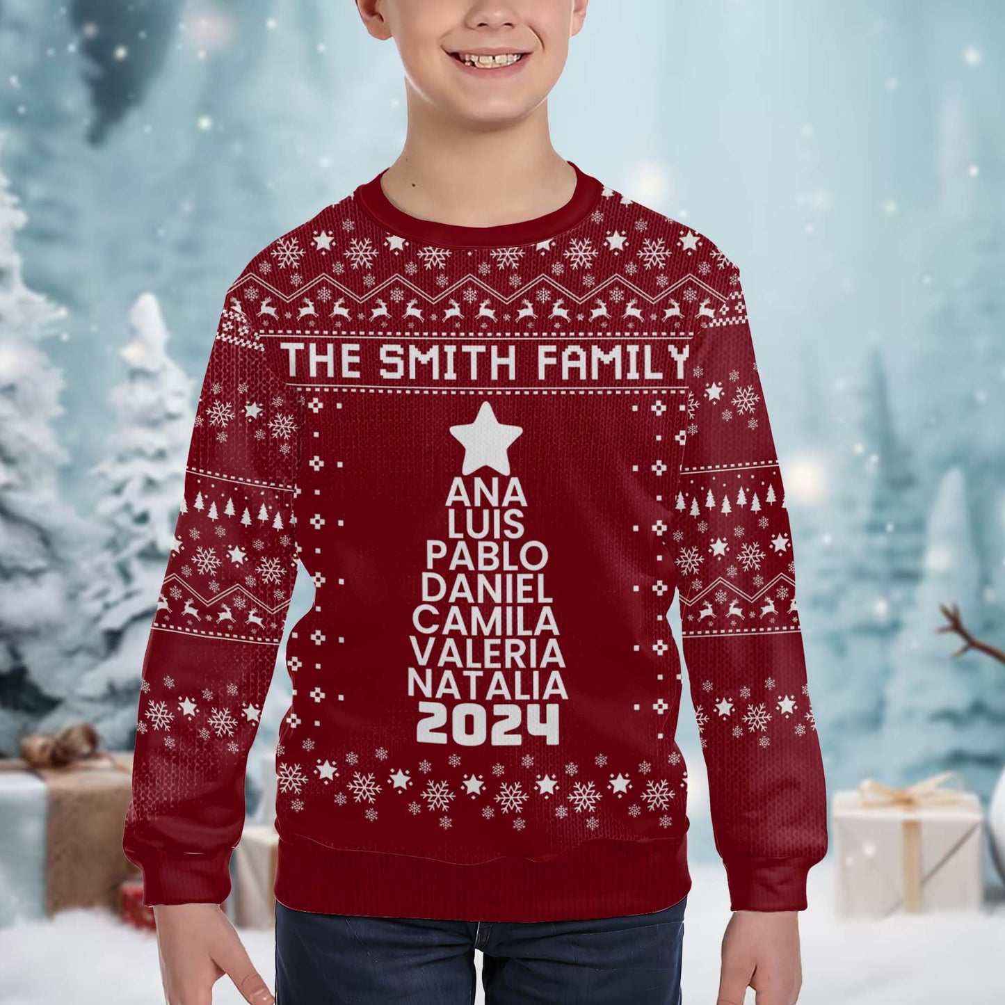 Celebrate Warmth With Festive Family Jumper