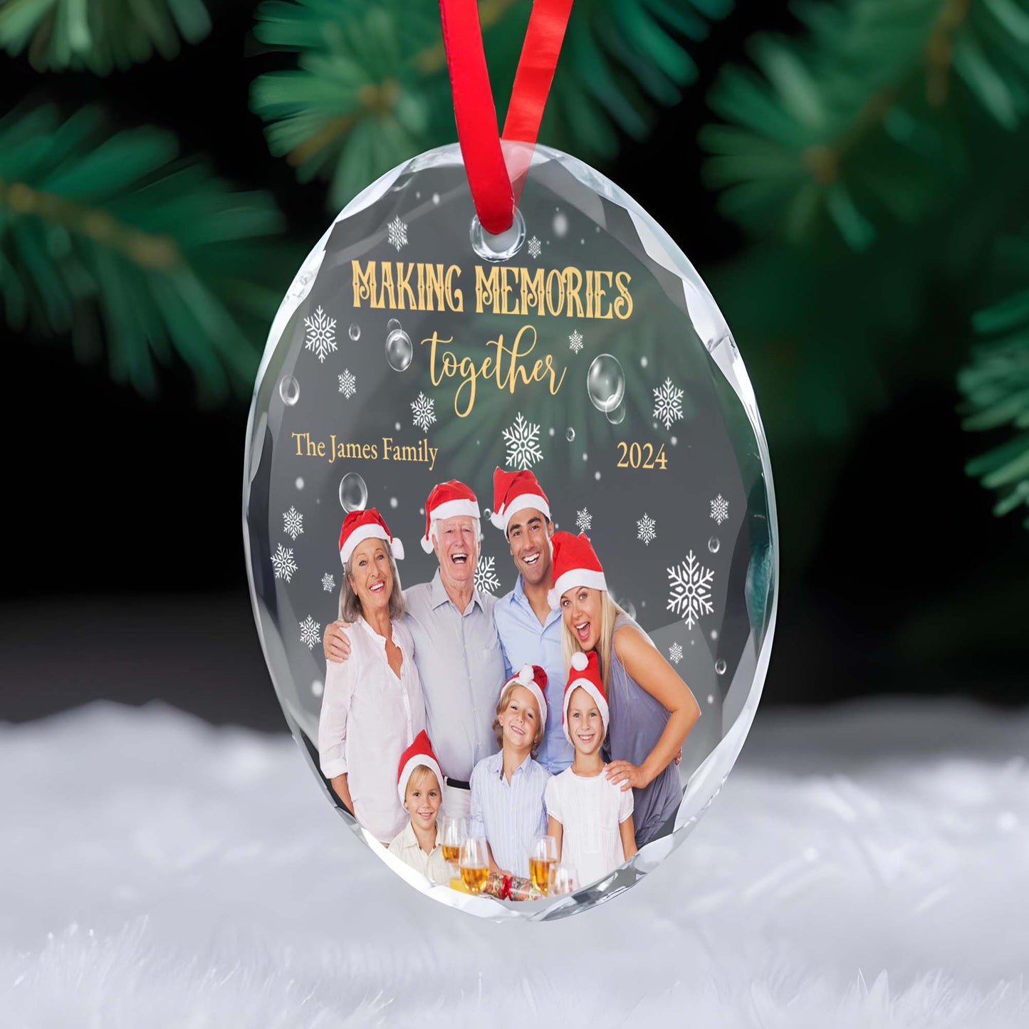 Making Memories Together With Family Christmas Ornament