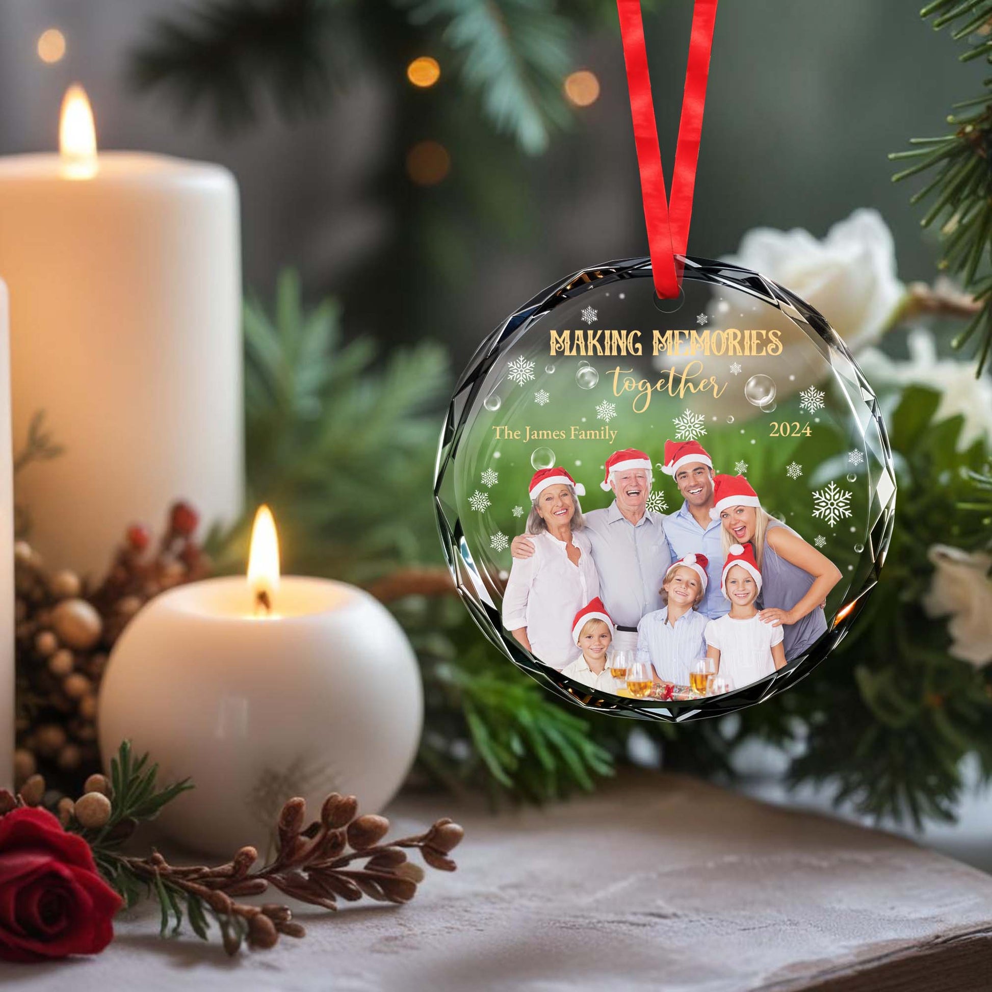 Making Memories Together With Family Christmas Ornament