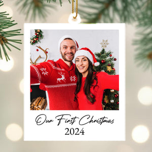 Our First Christmas Together Celebration Ornament