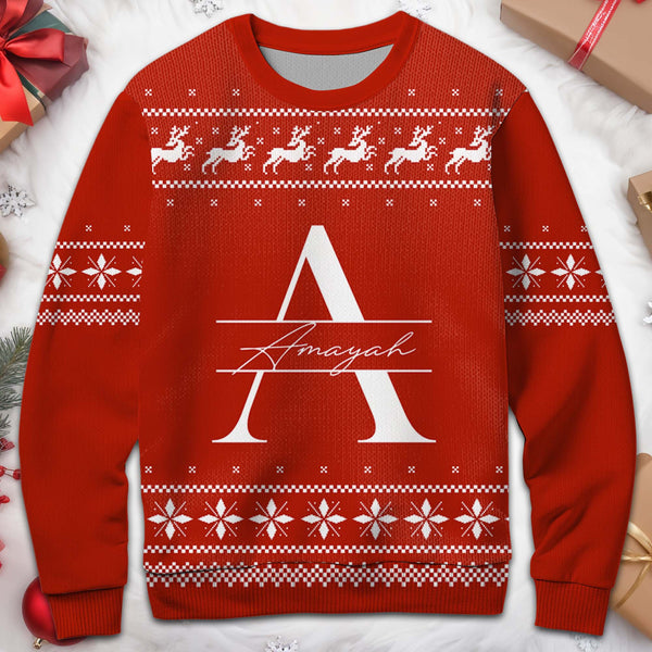 Warm Wishes And Joyful Reindeer Jumps Sweater