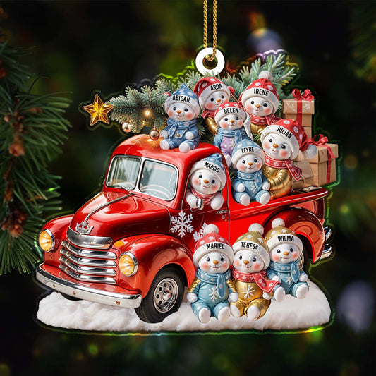 Gather With Cheer, Snowmen And Vintage Truck Holiday Decor