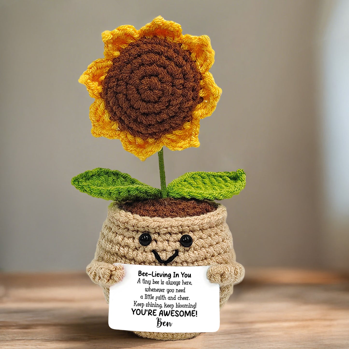 Bee-lieving In You, You Are Awesome Crochet Gifts