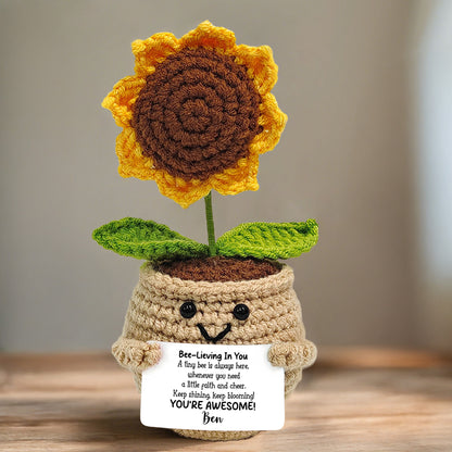 Bee-lieving In You, You Are Awesome Crochet Gifts