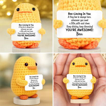 Bee-lieving In You, You Are Awesome Crochet Gifts