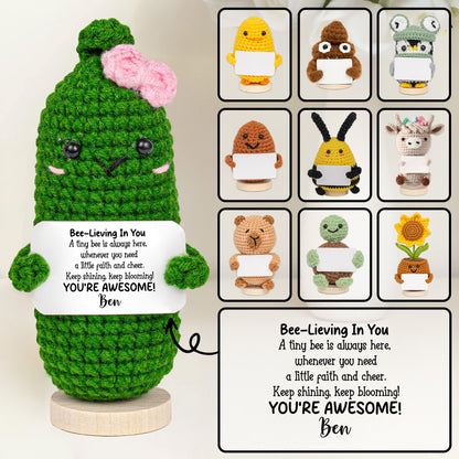 Bee-lieving In You, You Are Awesome Crochet Gifts