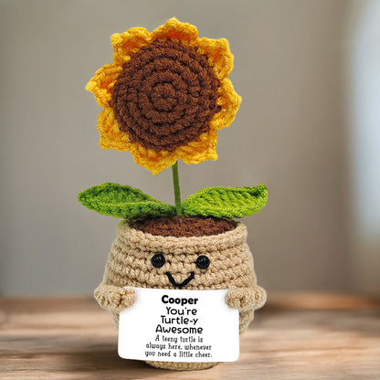 You're Turtle-y Awesome Turtle and Sunflower