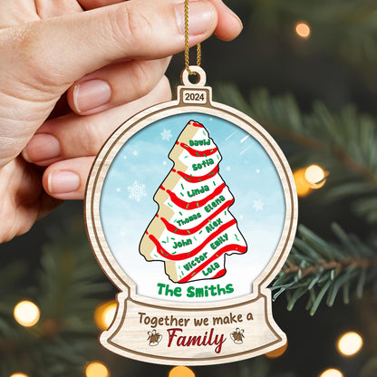 Together We Make A Family Christmas Tree Ornament