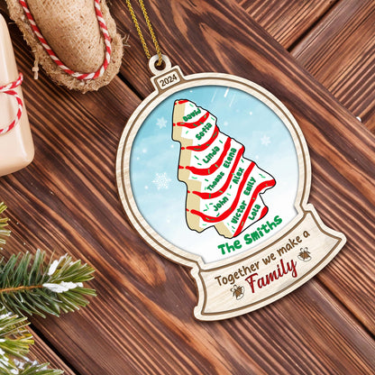 Together We Make A Family Christmas Tree Ornament