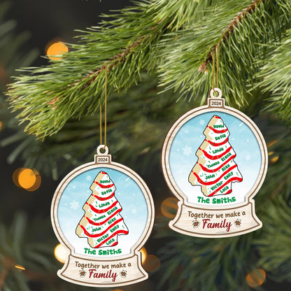 Together We Make A Family Christmas Tree Ornament