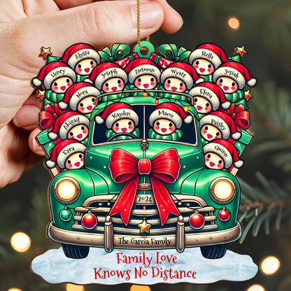 Family Love Knows No Distance Christmas Vintage Truck