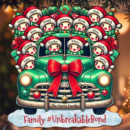 Family Unbreakable Bond Vintage Truck Full of Christmas Spirit