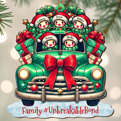 Family Unbreakable Bond Vintage Truck Full of Christmas Spirit