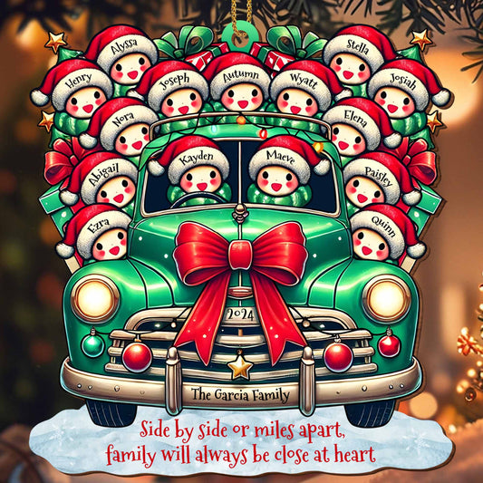 Vintage Car Loaded With Christmas Gifts and Cheer