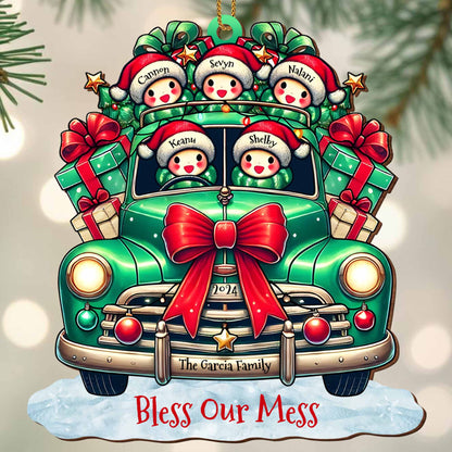 Bless Our Mess Vintage Truck Loaded With Christmas Gifts