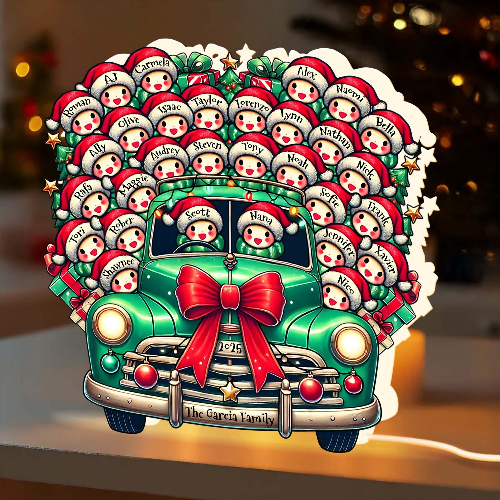Celebrate Your Family With A Holiday Van Decorated