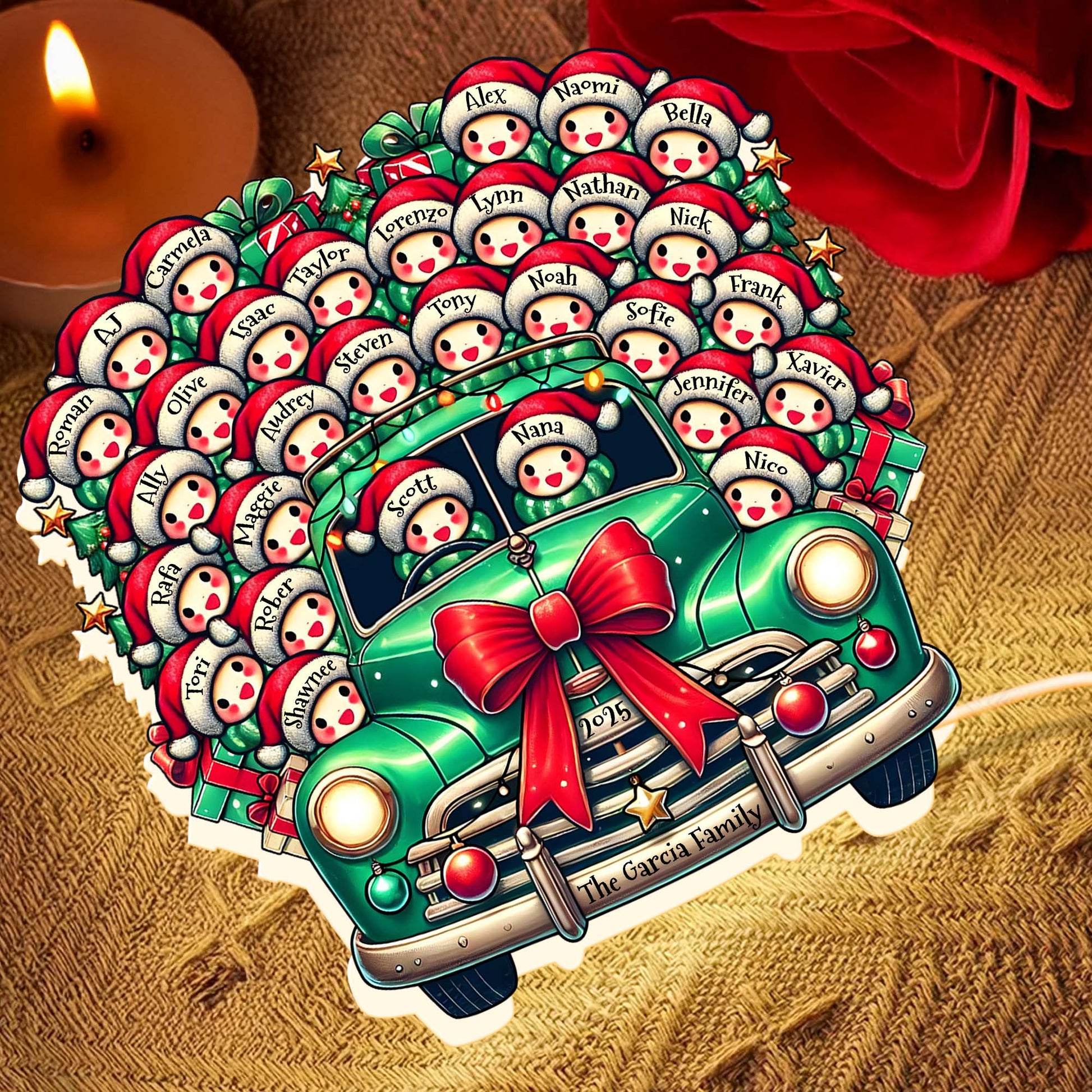 Celebrate Your Family With A Holiday Van Decorated