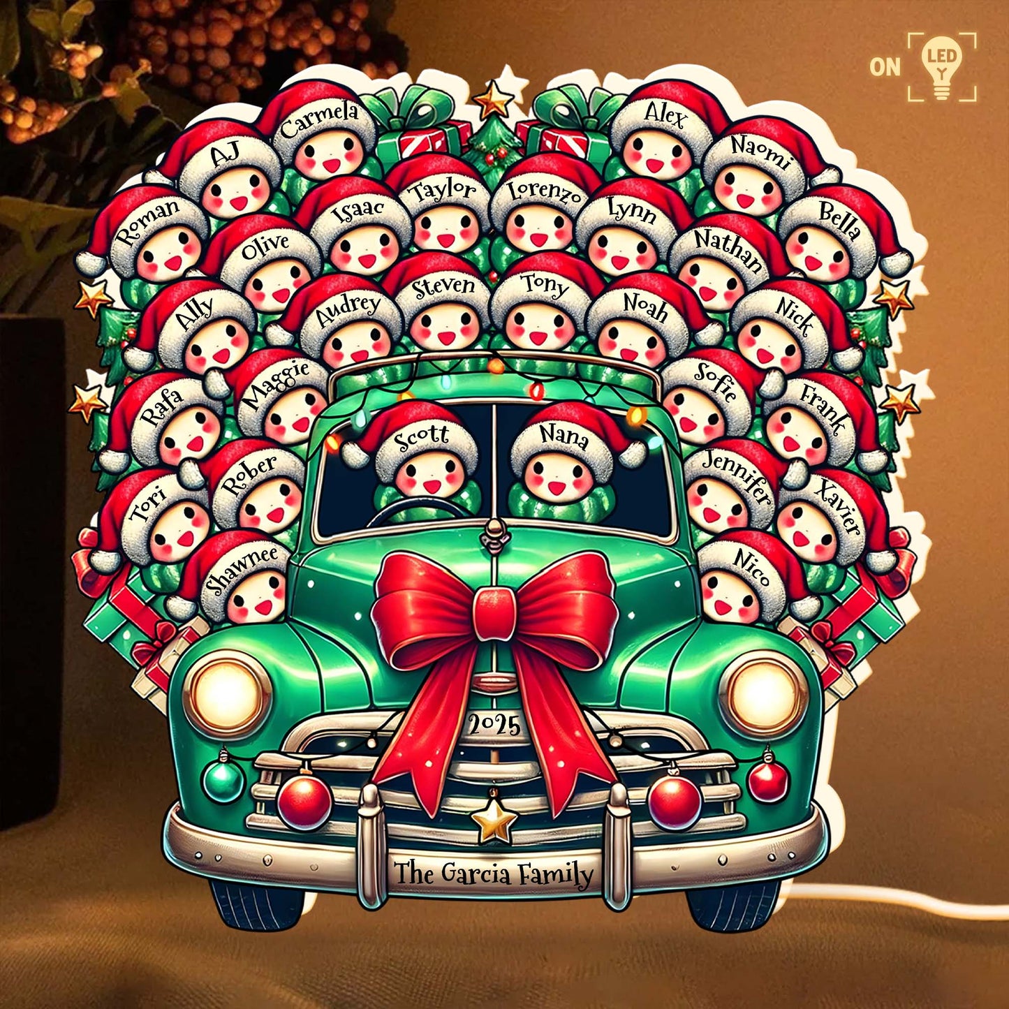 Celebrate Your Family With A Holiday Van Decorated