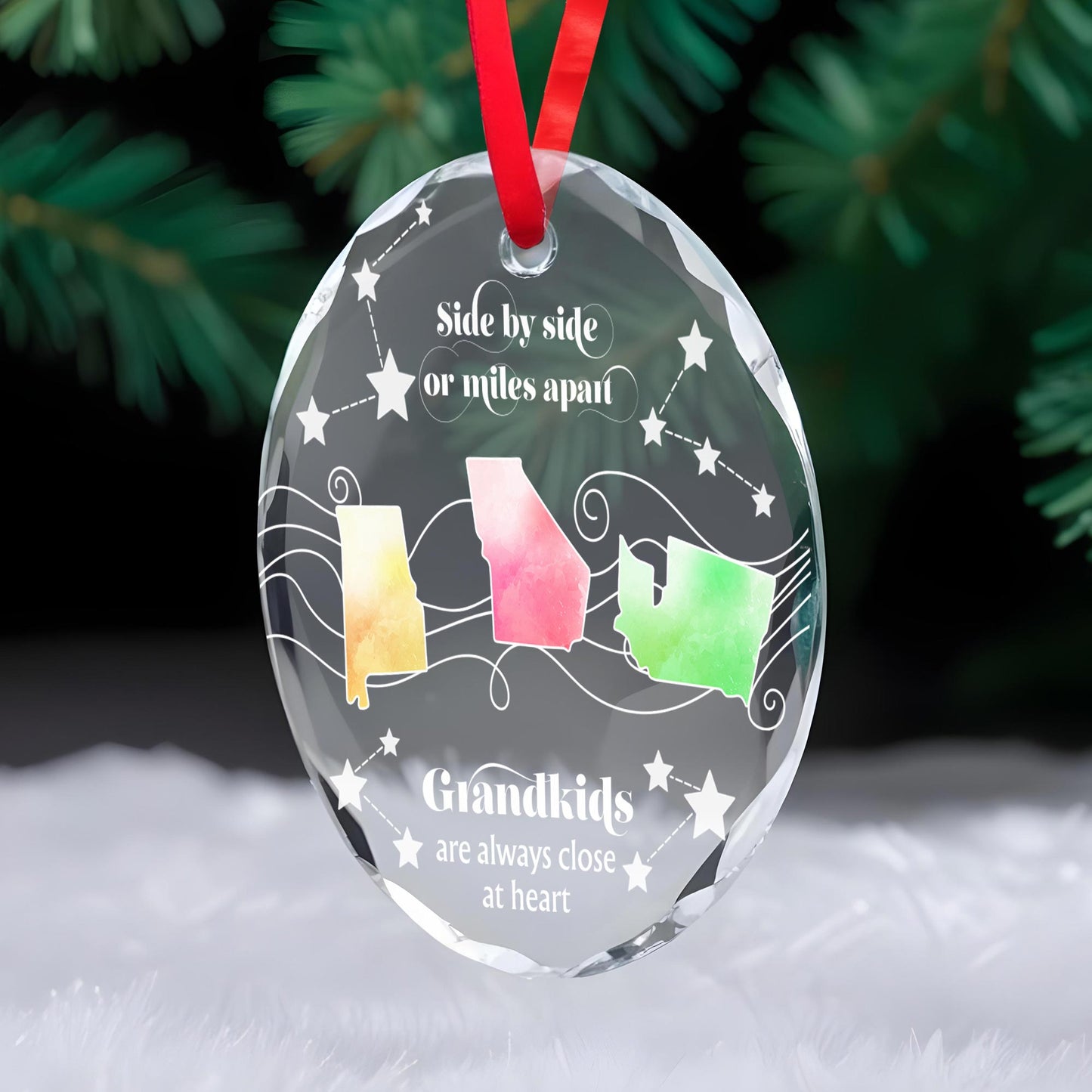 Grandkids Close At Heart Music Notes and Stars Decor