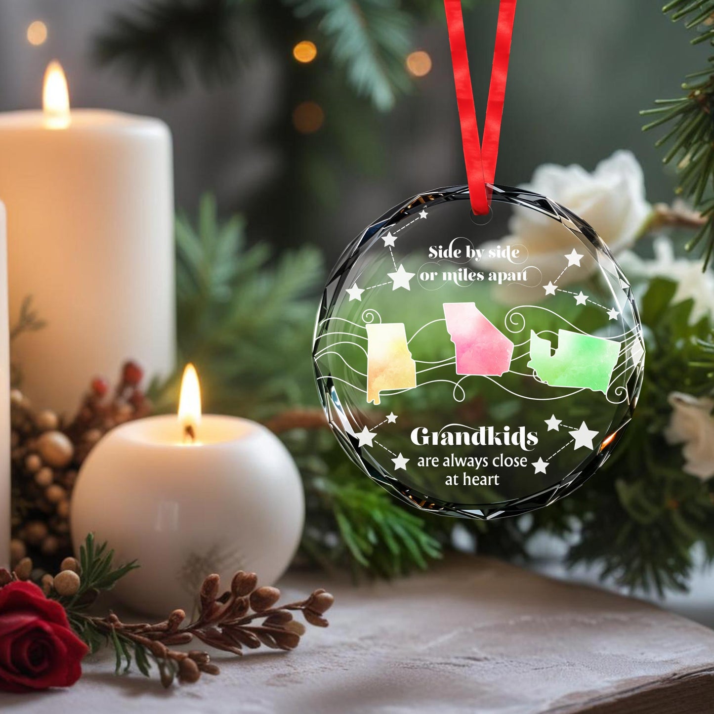 Grandkids Close At Heart Music Notes and Stars Decor