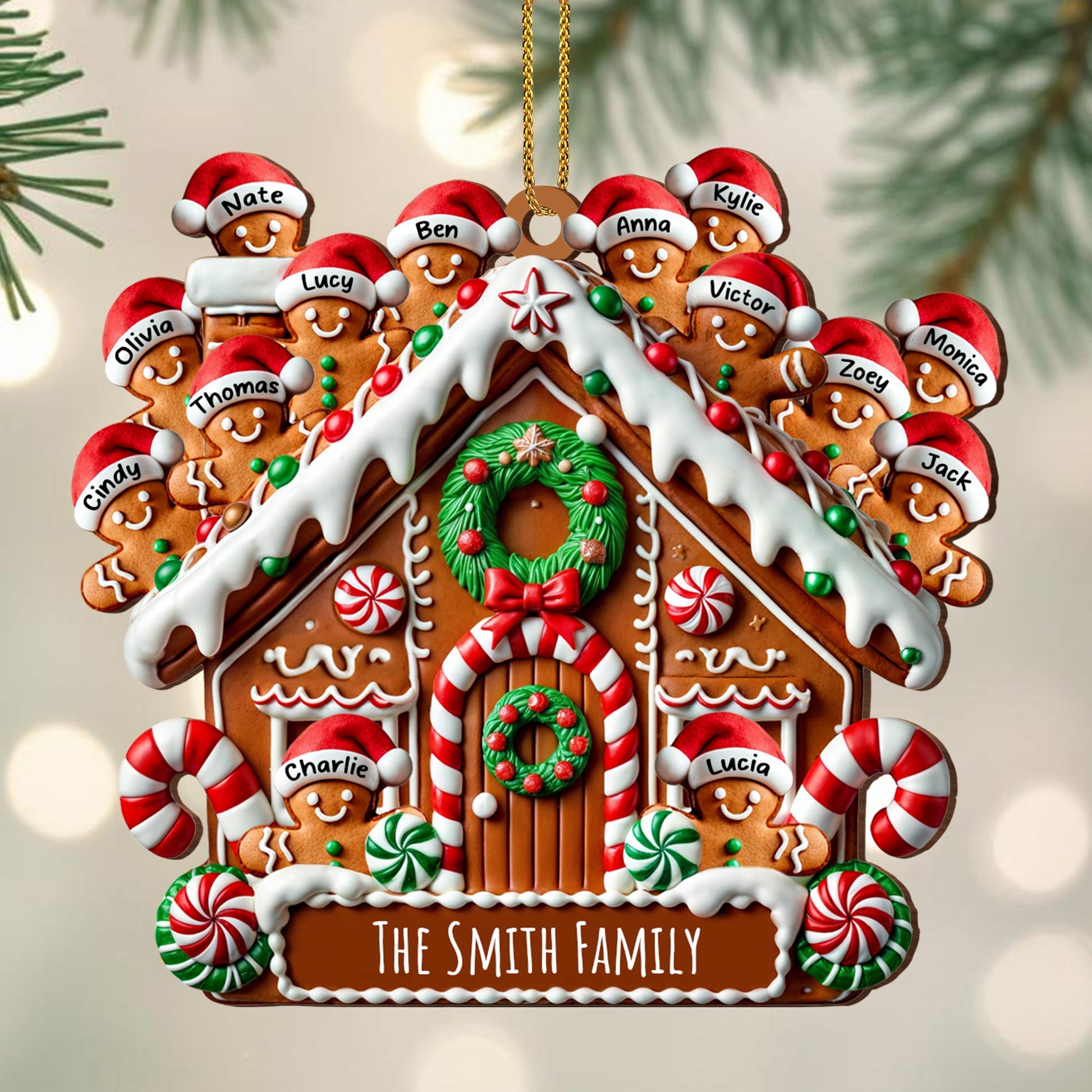 Celebrating Sweet Moments Together With Gingerbread House