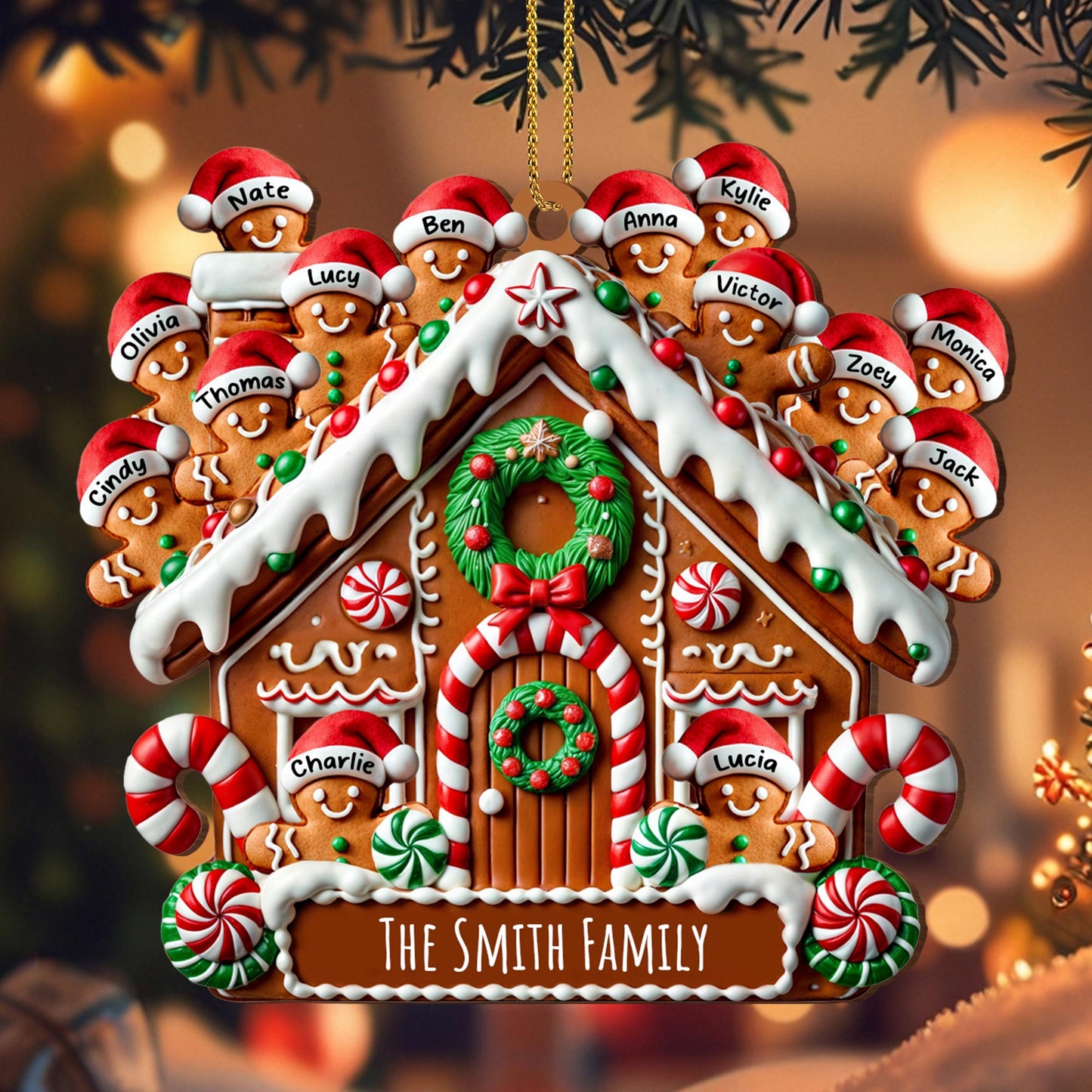 Celebrating Sweet Moments Together With Gingerbread House