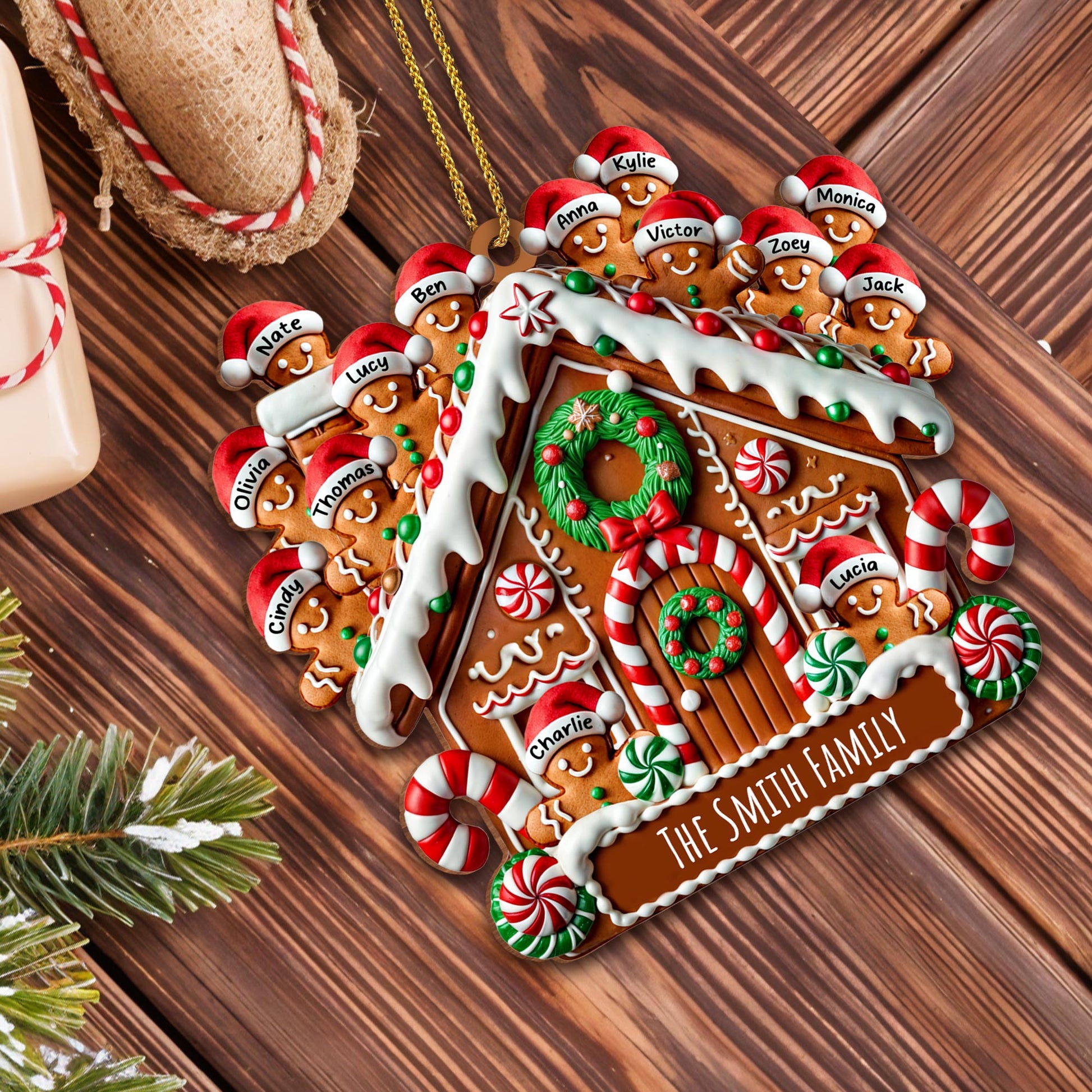 Celebrating Sweet Moments Together With Gingerbread House