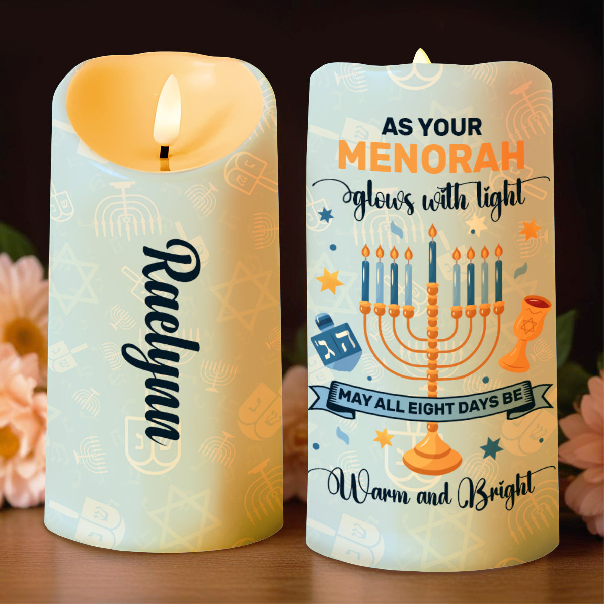 Menorah Glow And Brightness For Eight Warm Days