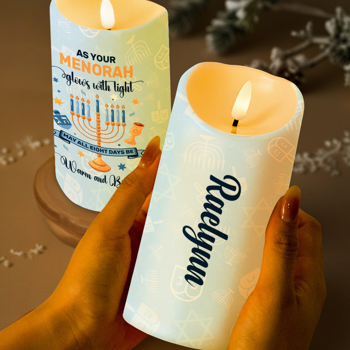 Menorah Glow And Brightness For Eight Warm Days