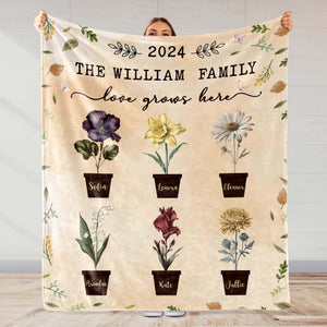 Love Grows Here With Beautiful Flowers Design
