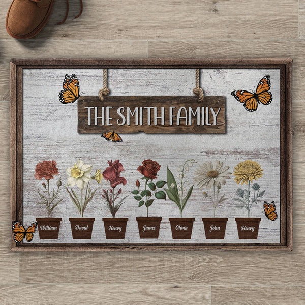 Blossoms And Butterflies Welcome Home Decor