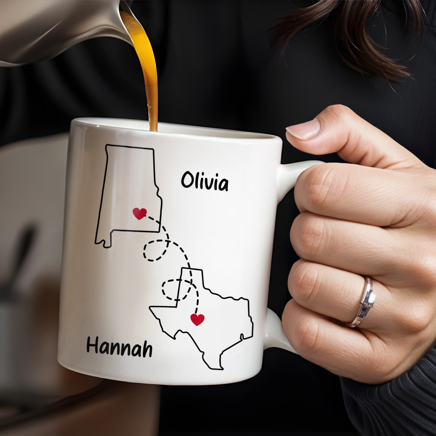 I Miss You All The Time Heart And Map Design