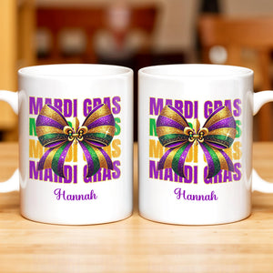Celebrate Mardi Gras With Festive Bow Design