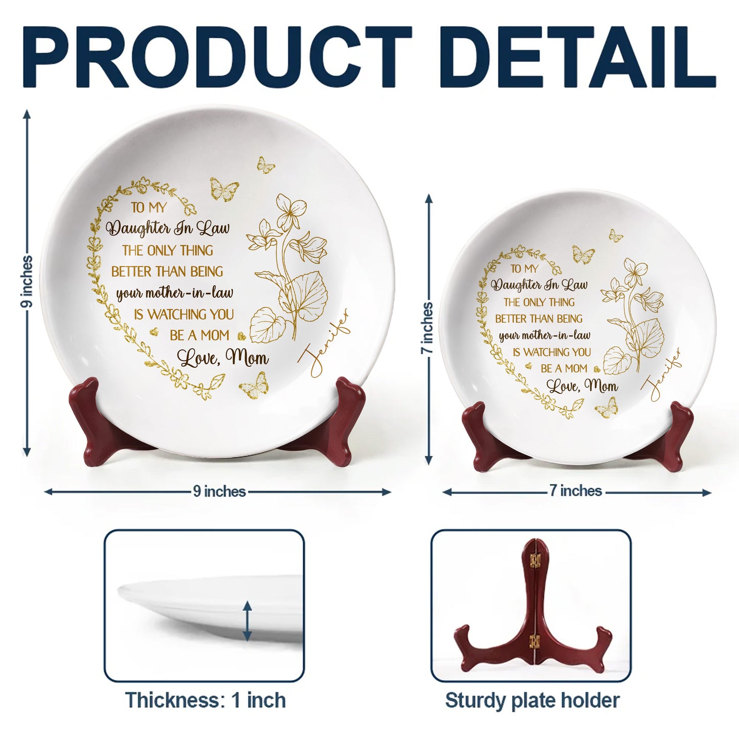 To My Daughter In Law, The Only Thing Better Than Being Your Mother-In-Law, Butterflies and Flowers