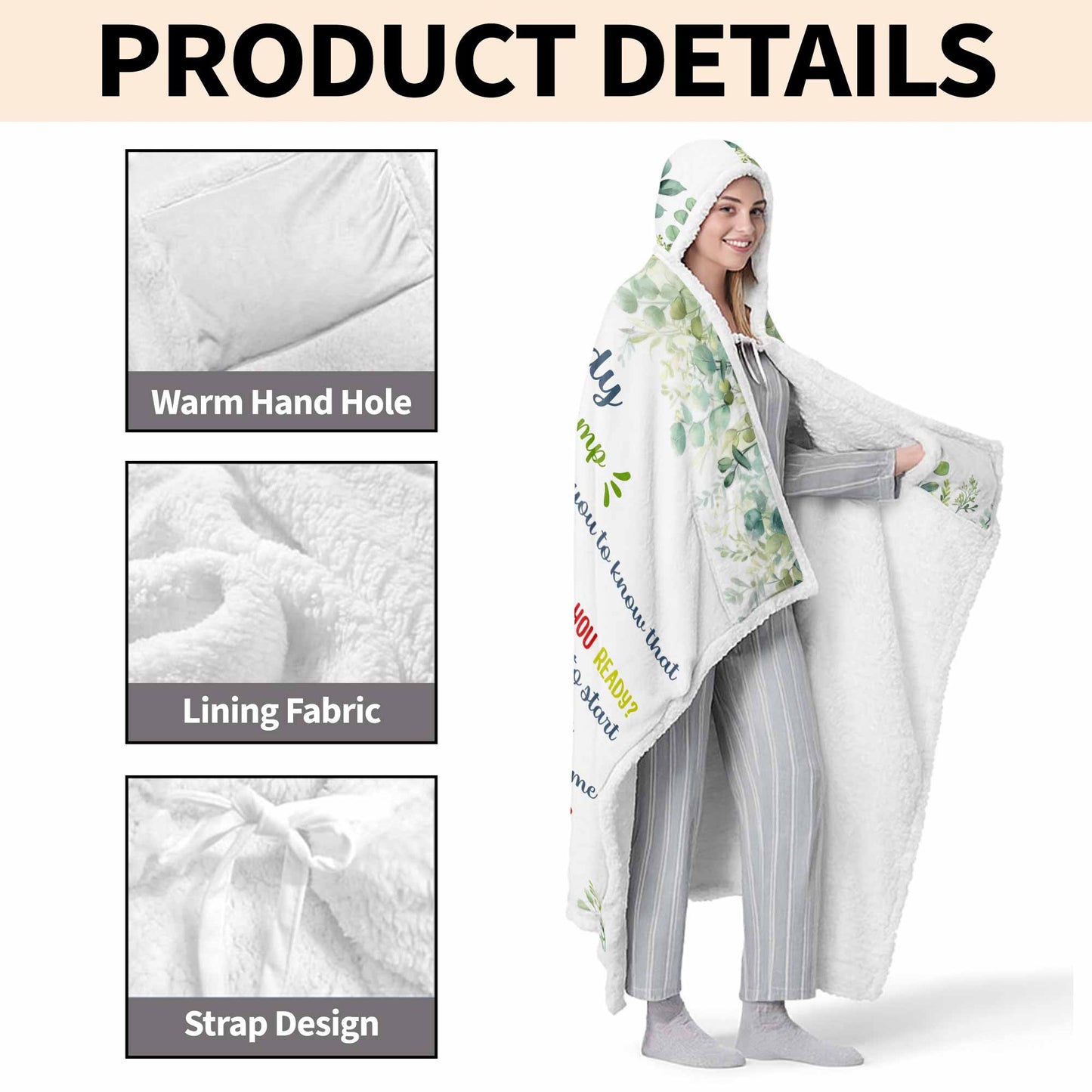 Hi Mommy & Daddy, Little Elephant With Hearts And Leaves