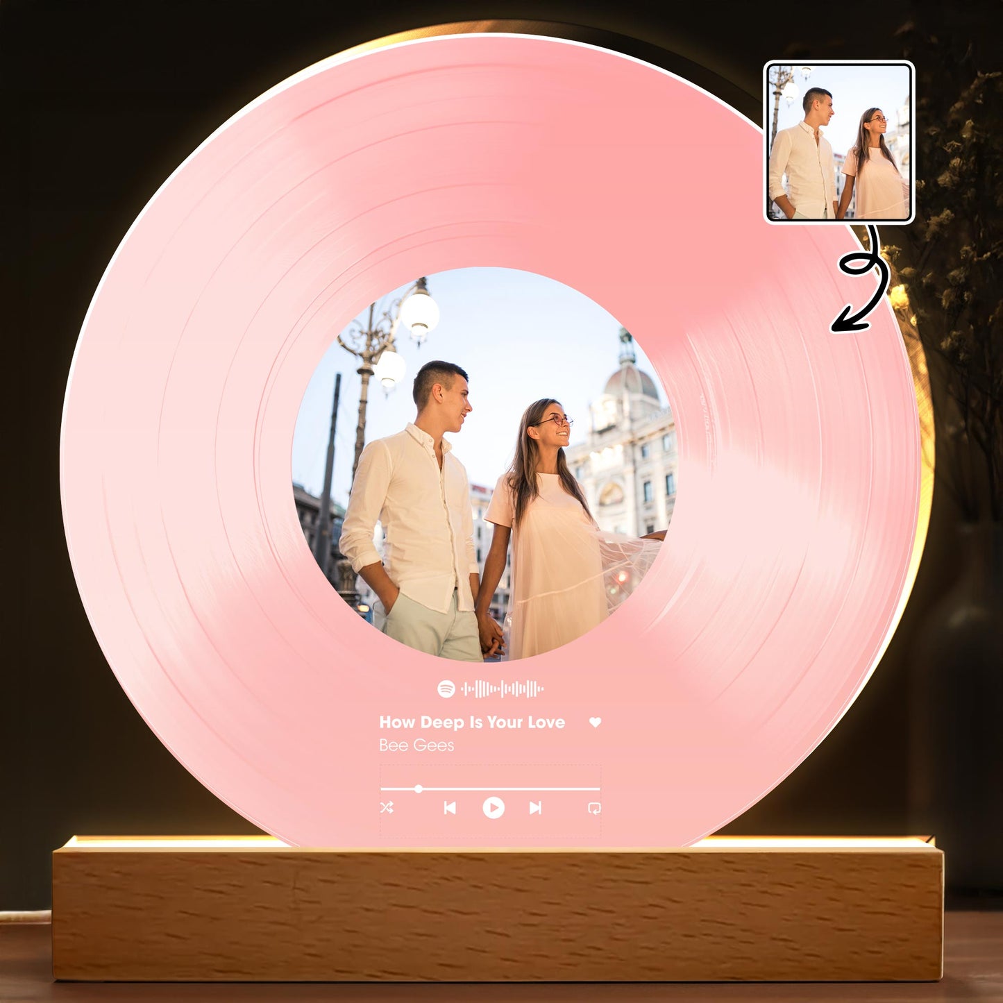 How Deep Is Your Love, Bee Gees, Couple and City Background