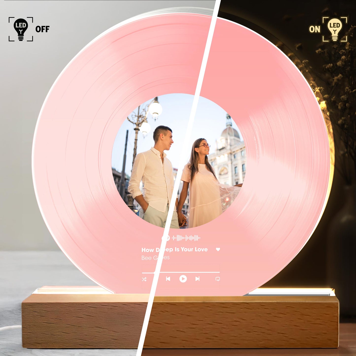 How Deep Is Your Love, Bee Gees, Couple and City Background