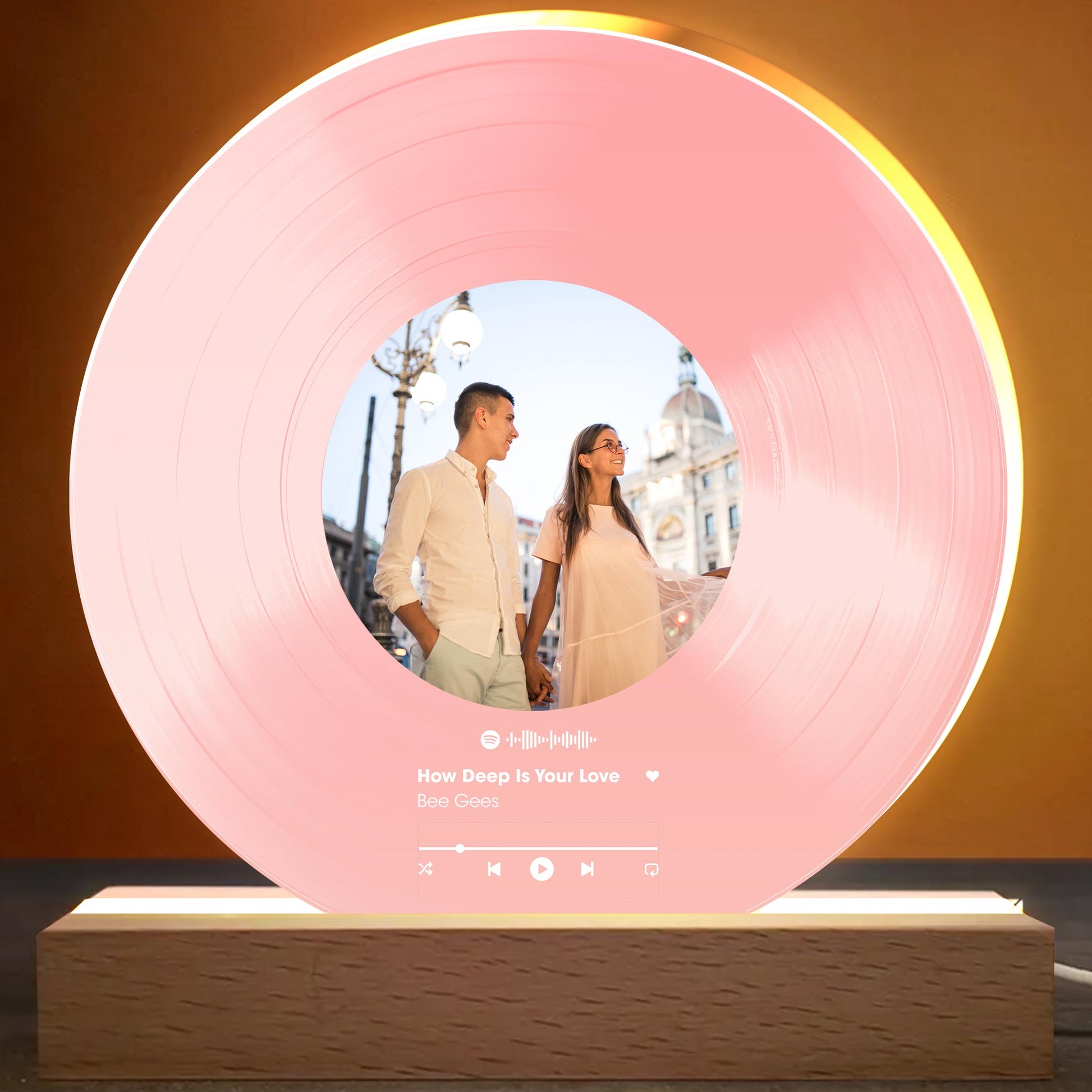 How Deep Is Your Love, Bee Gees, Couple and City Background